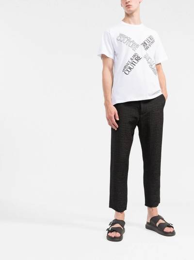 VERSACE JEANS COUTURE logo-print organic cotton T-shirt outlook