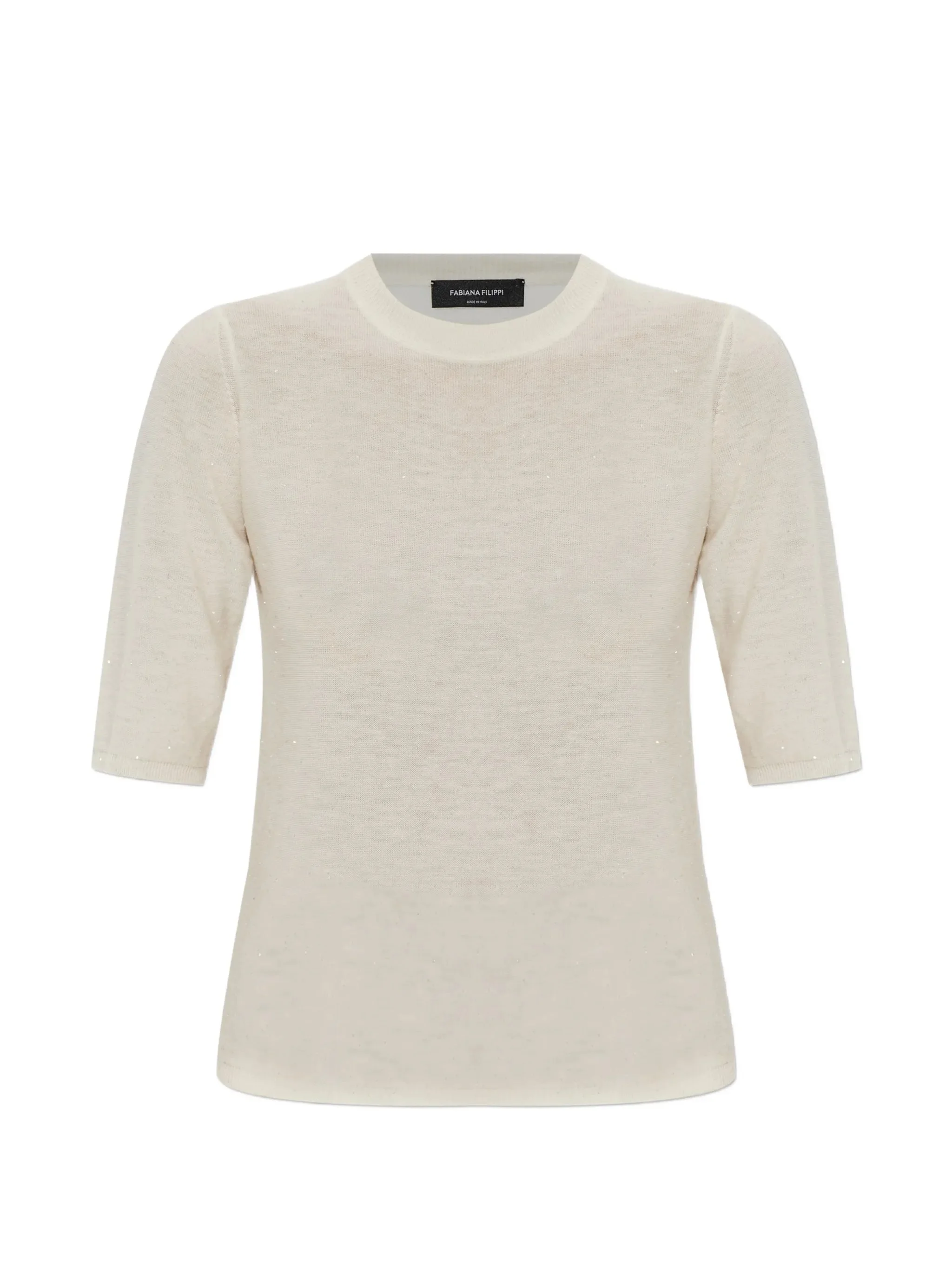 Fabiana Filippi Sequin-embellished Short-sleeve T-shirt - 1