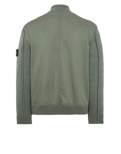 Stone Island 43935 BIO RASO WITH BIO-ALLOY™ LIGHT COVER-TC AND KNIT MUSK GREEN outlook