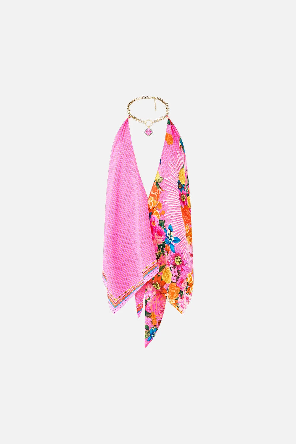 KNOTTED SCARF TOP - 1