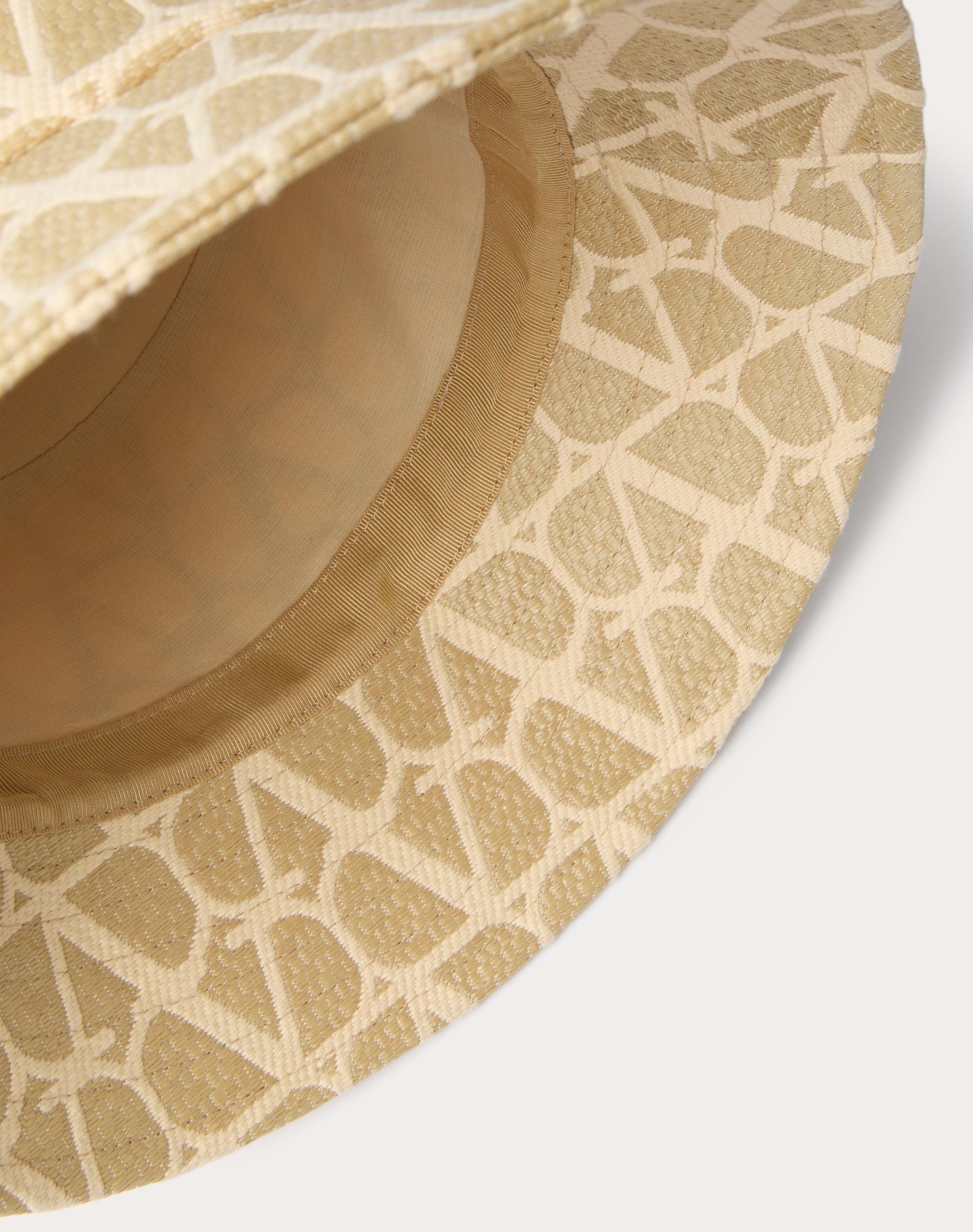 TOILE ICONOGRAPHE RAFFIA BUCKET HAT - 4