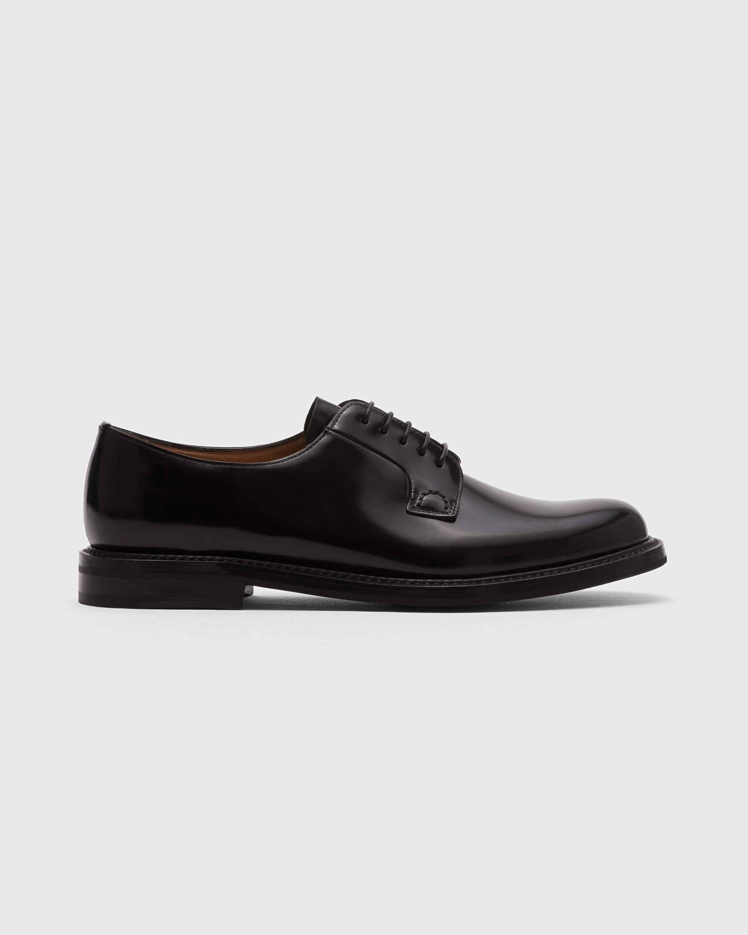 Brushed calfskin Derby lace-ups - 1