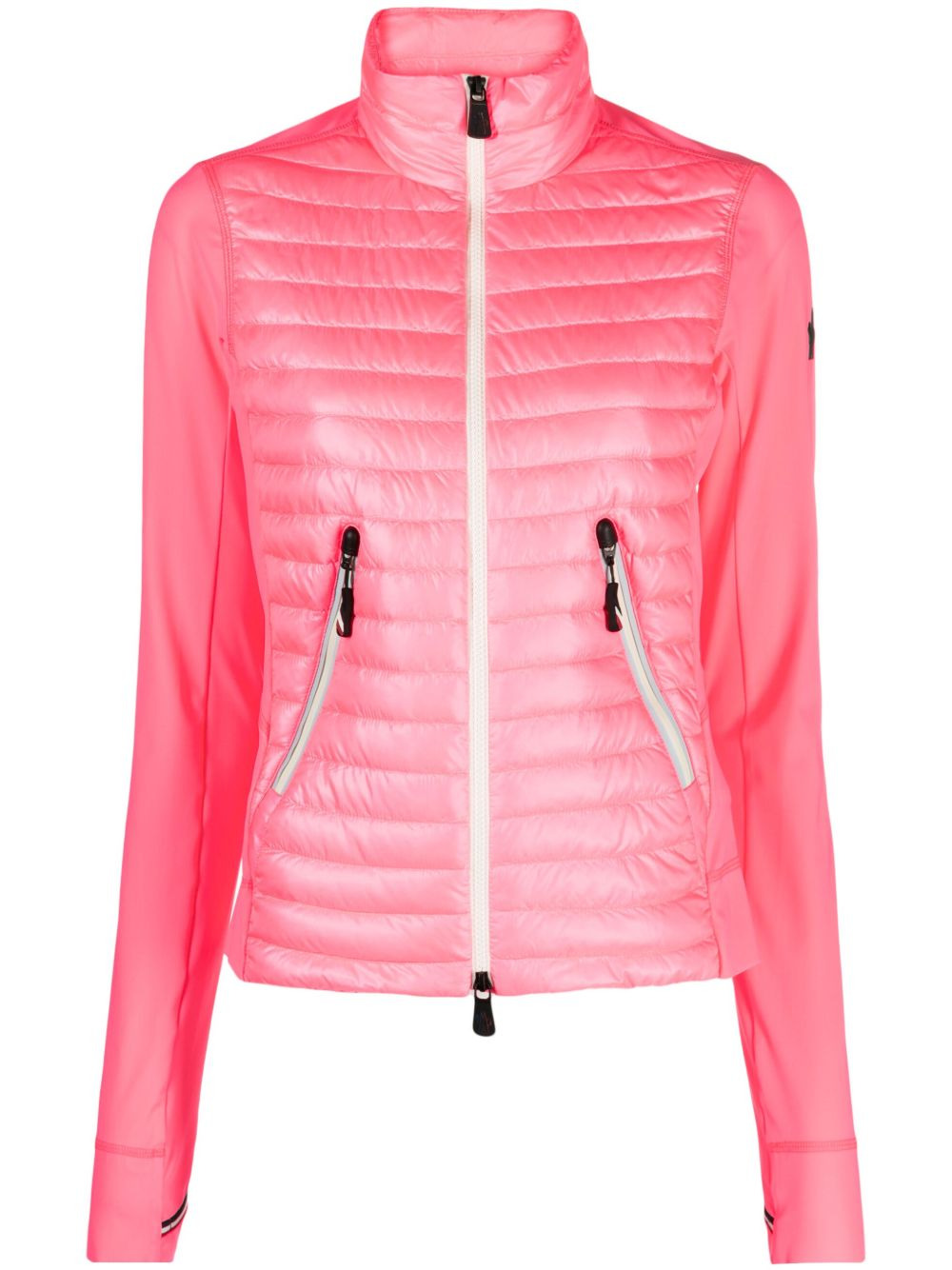 Padded Zip-Up Sweatshirt - 1