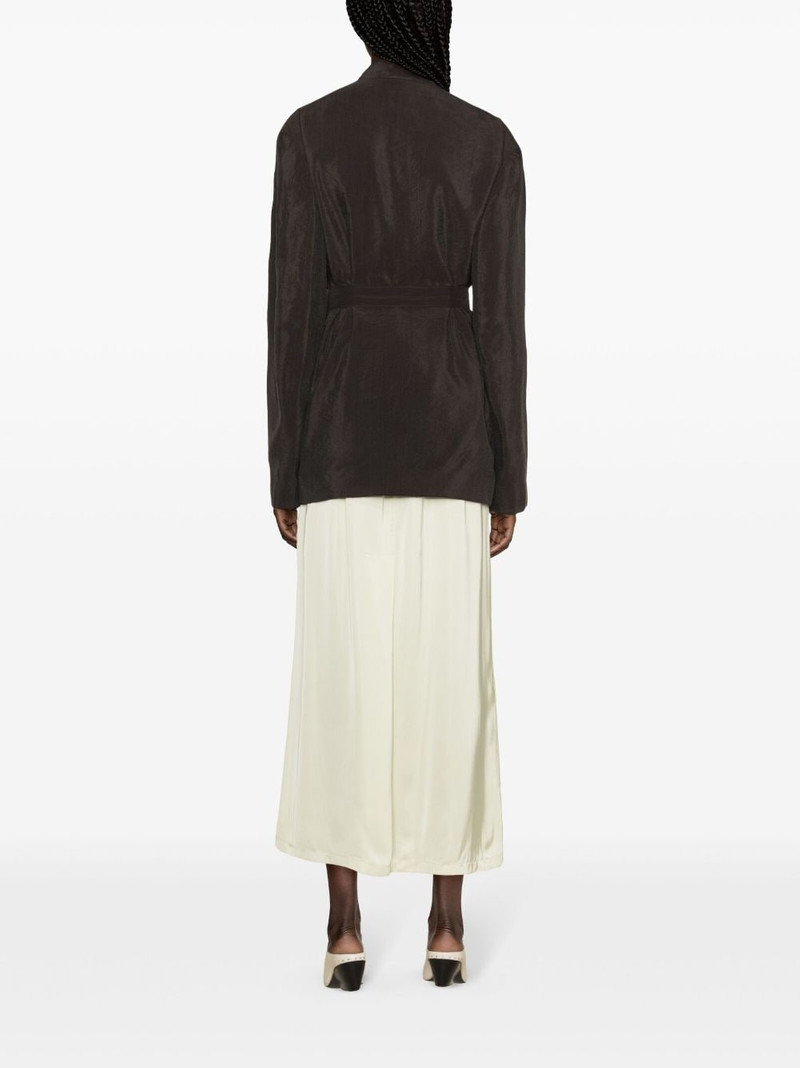 drawstring-waist maxi skirt 4