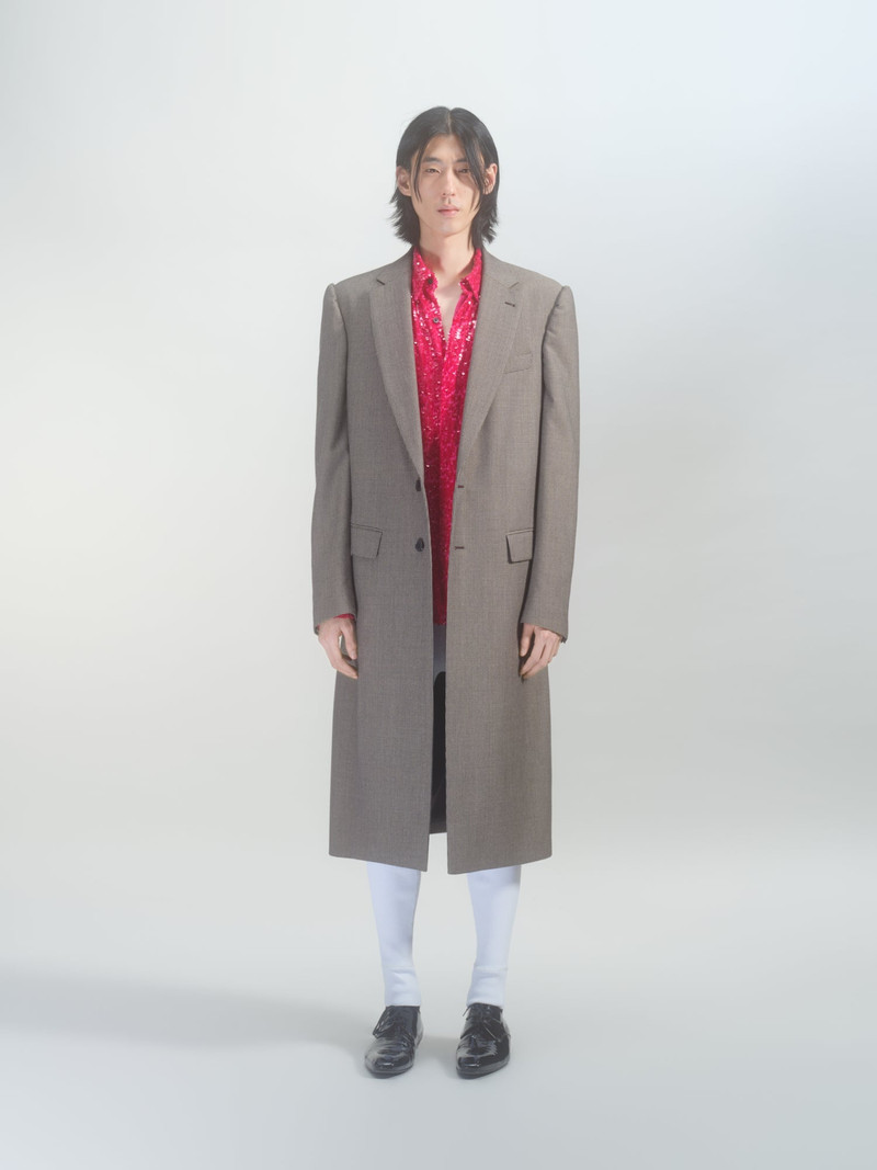 Dries Van Noten WOOL TWEED COAT outlook