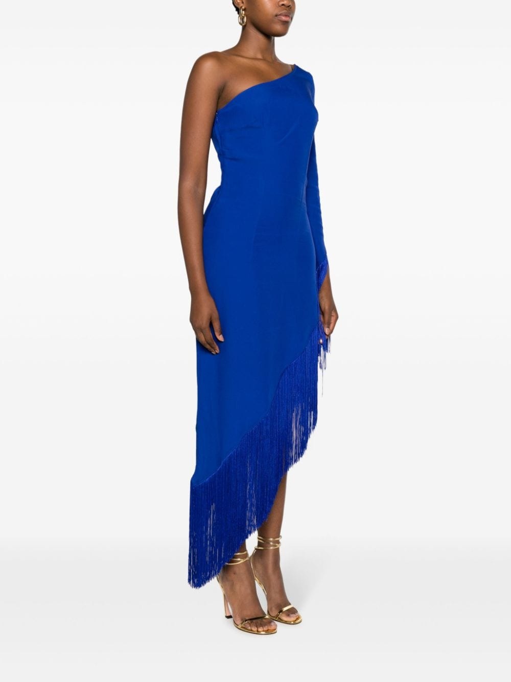 Aventador fringed asymmetric dress - 3