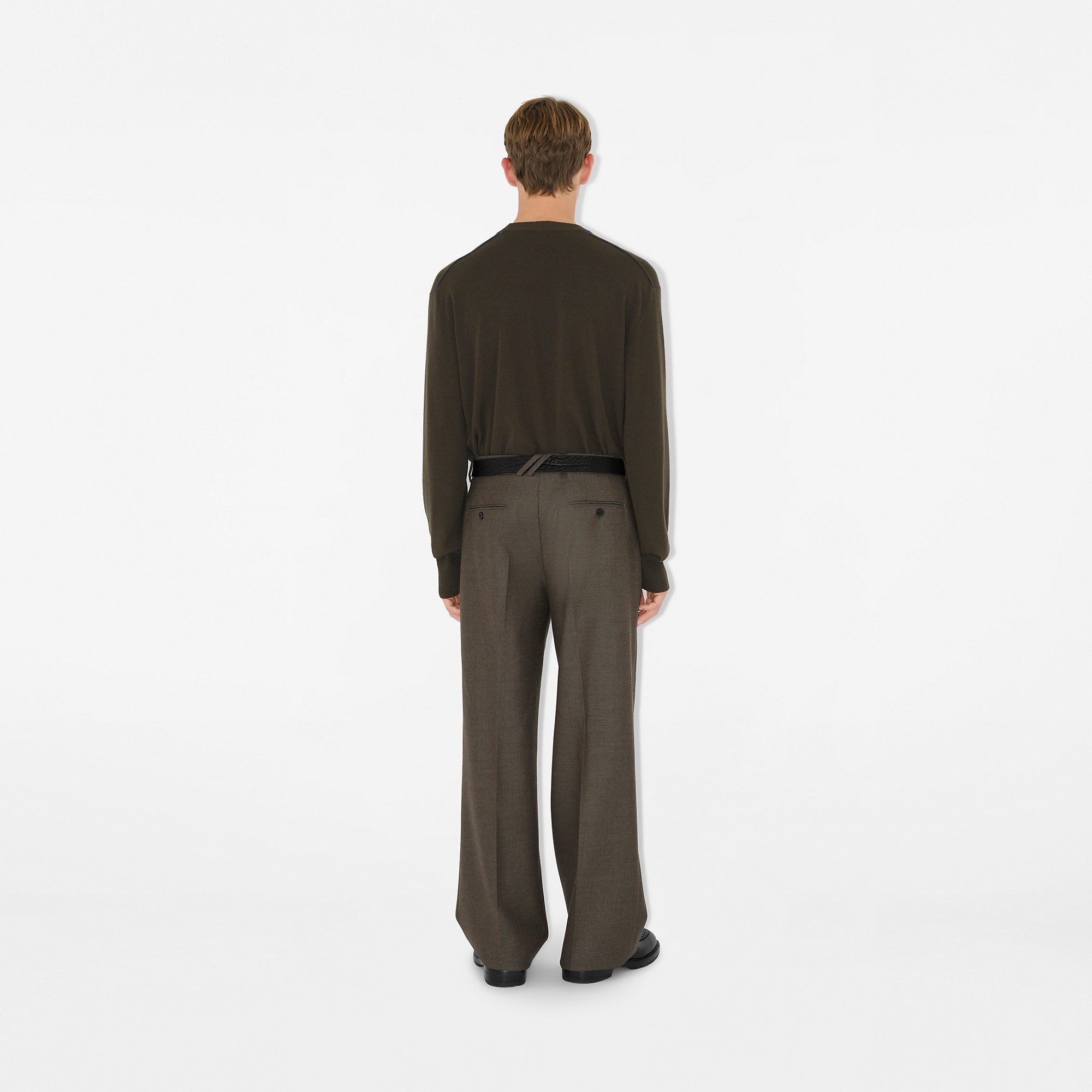 Wool Tailored Trousers - 4