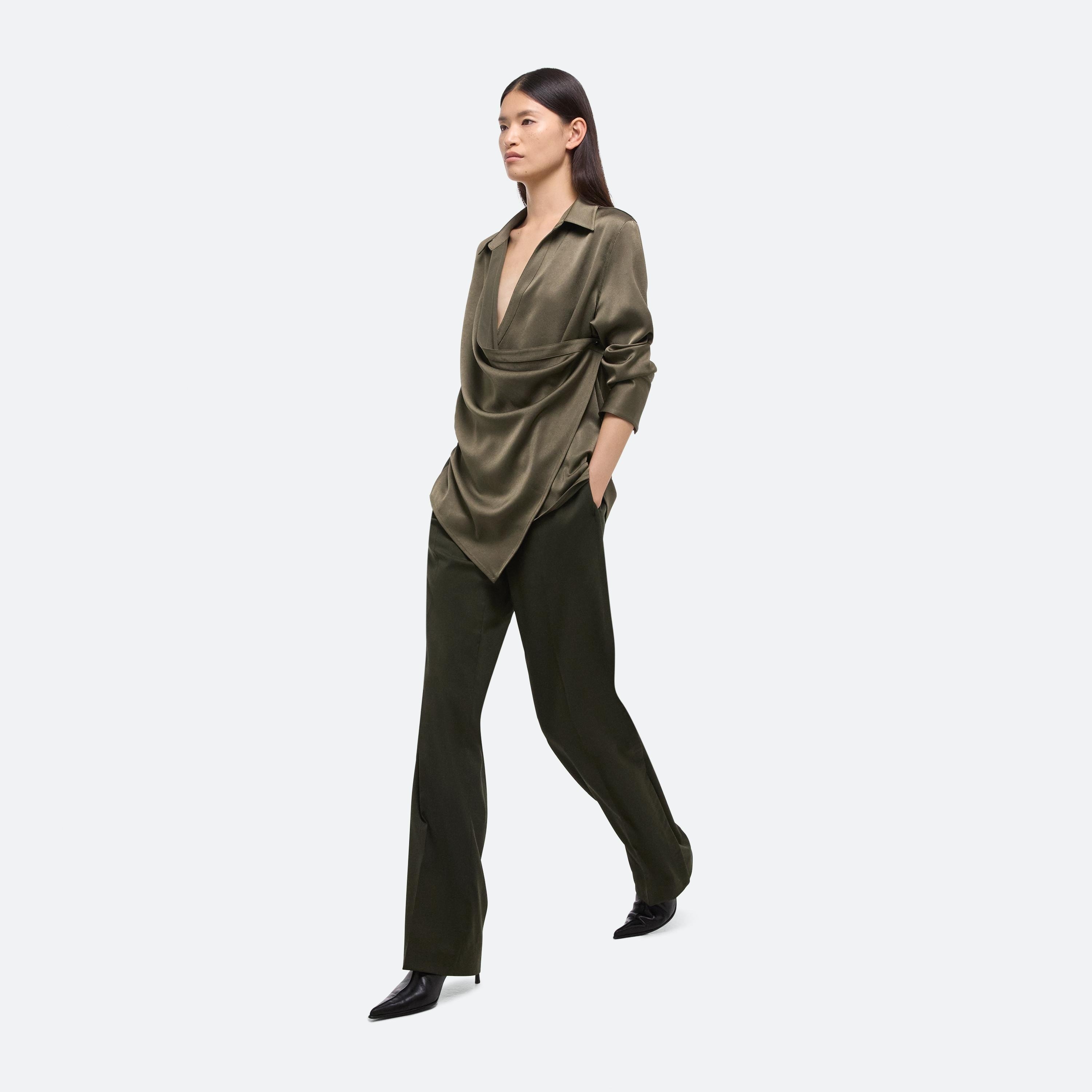 RELAXED WRAP SHIRT - 7