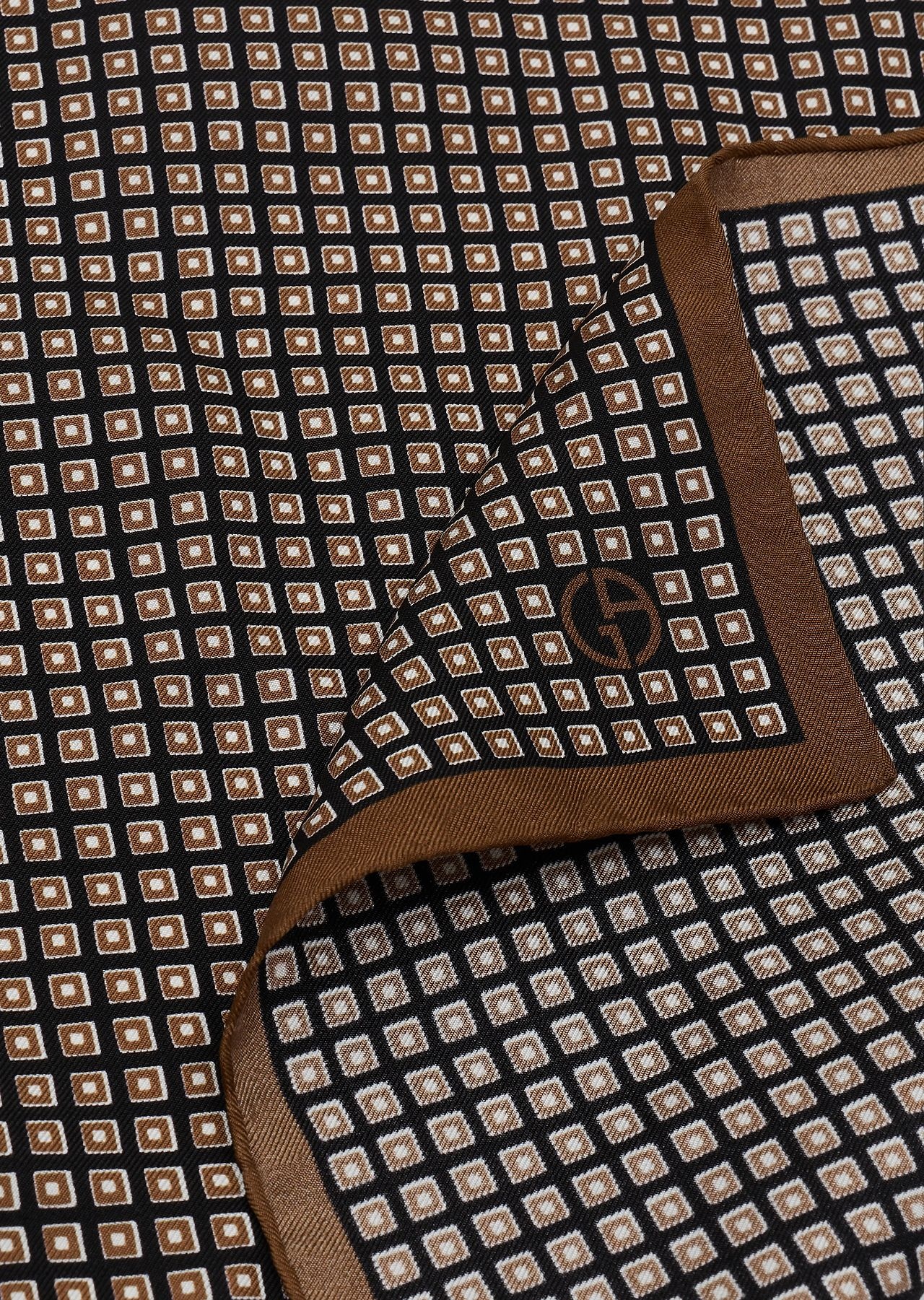 ASV printed silk pocket square - 2