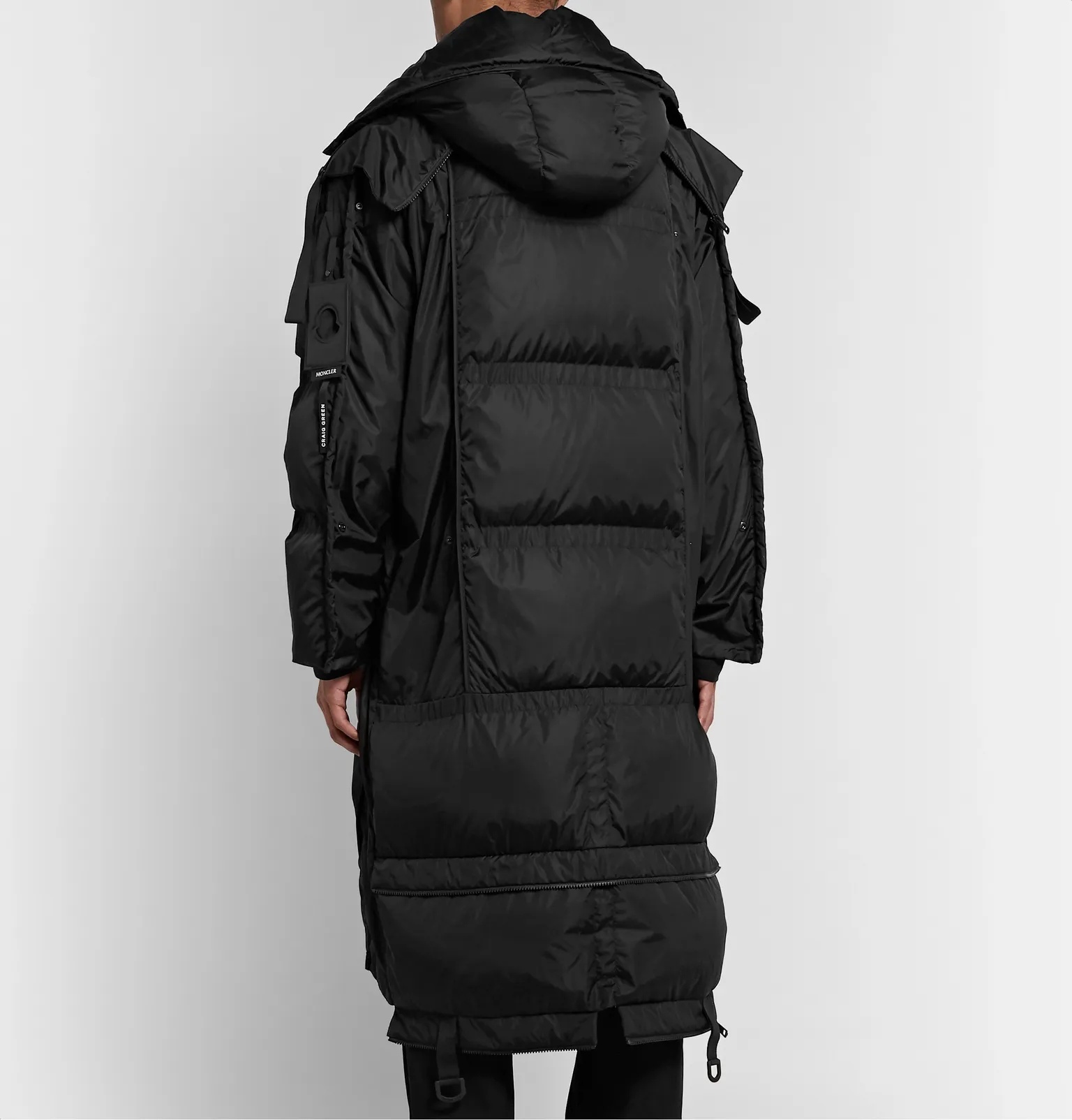 5 Moncler Craig Green Sullivan Quilted Shell Hooded Down Parka - 5