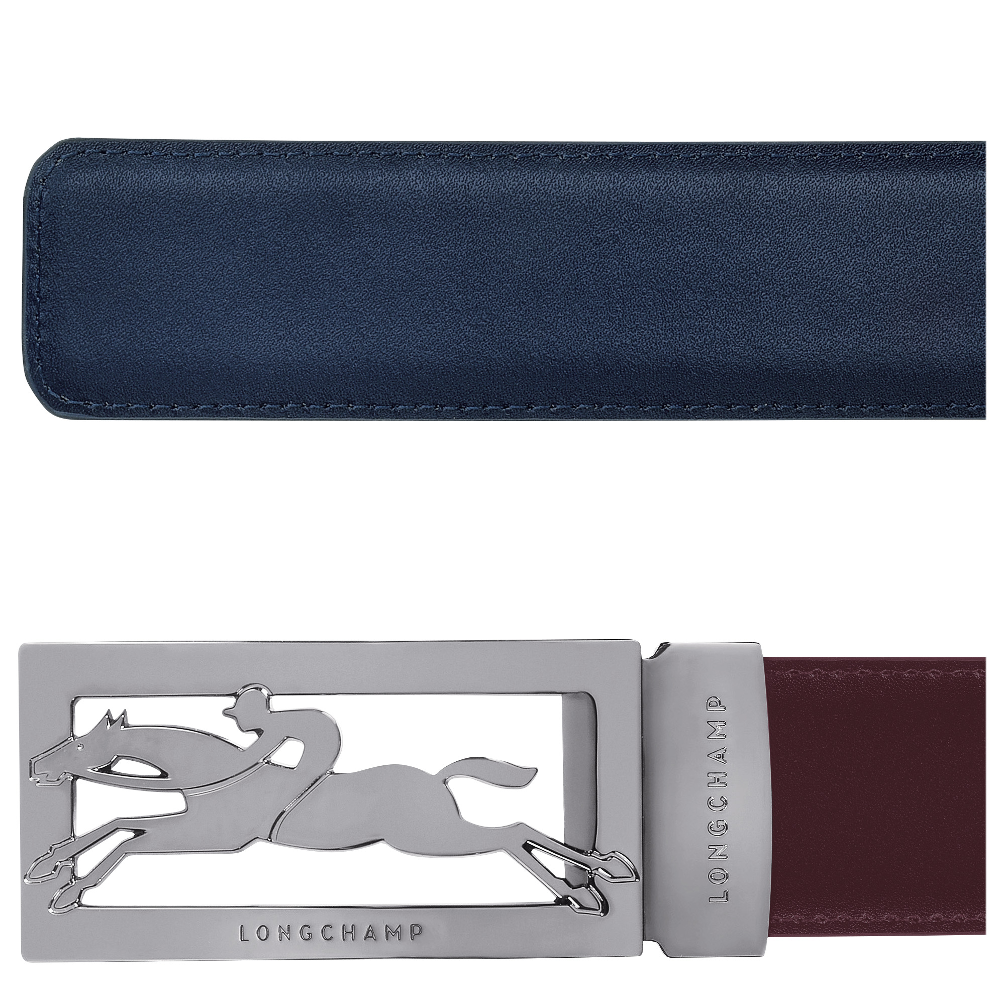 Delta Box Navy/Burgundy - Leather - 3