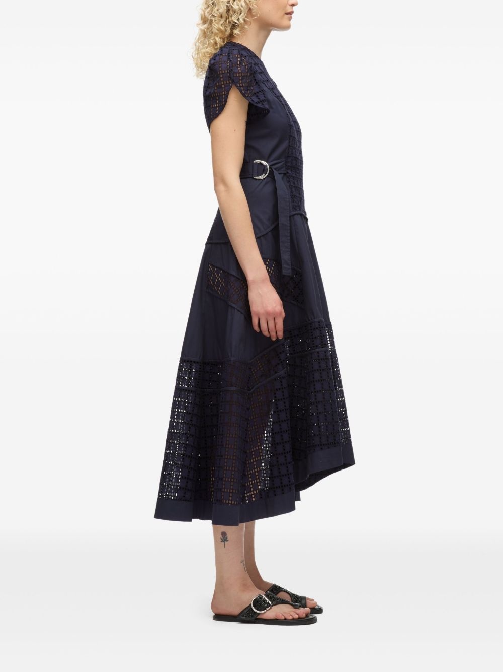 broderie anglaise tulip dress - 4