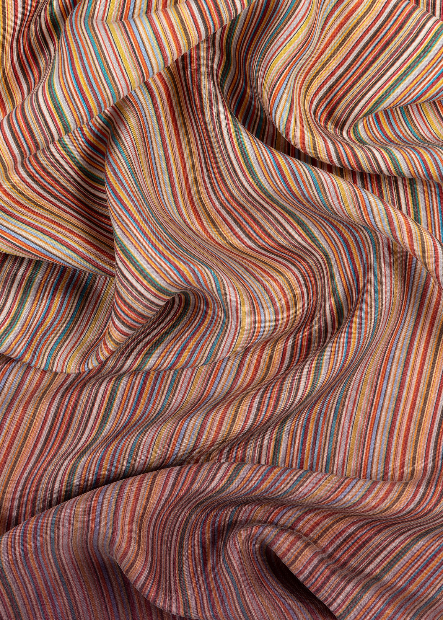 Women's Ombre 'Signature Stripe' Silk Scarf - 4