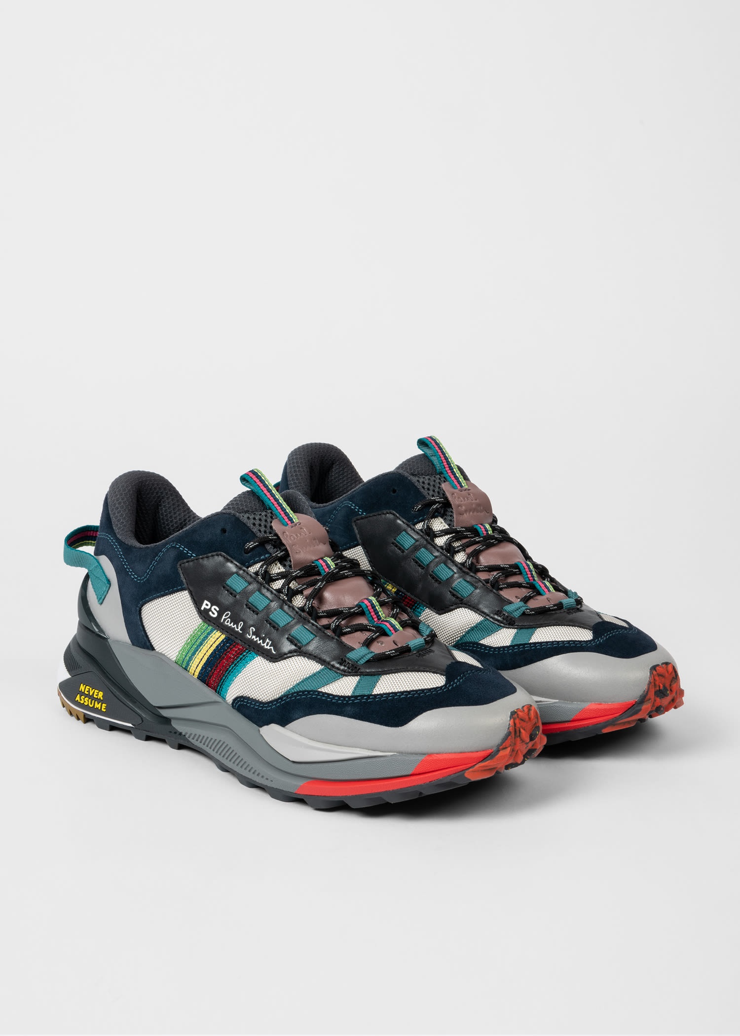 Grey 'Primus' Trainers - 2