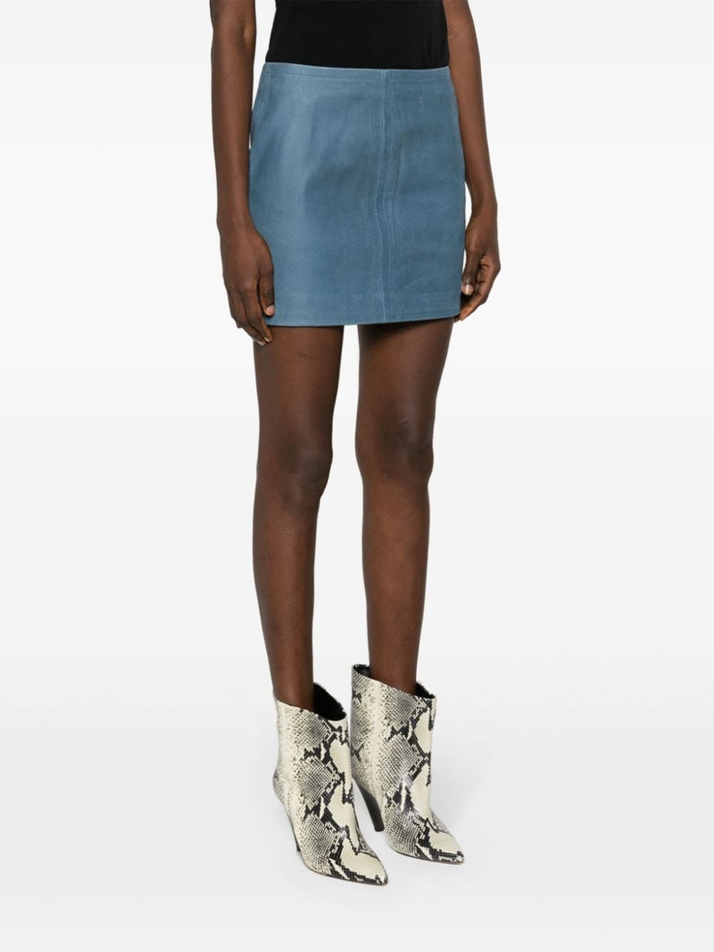 Perla leather miniskirt 3