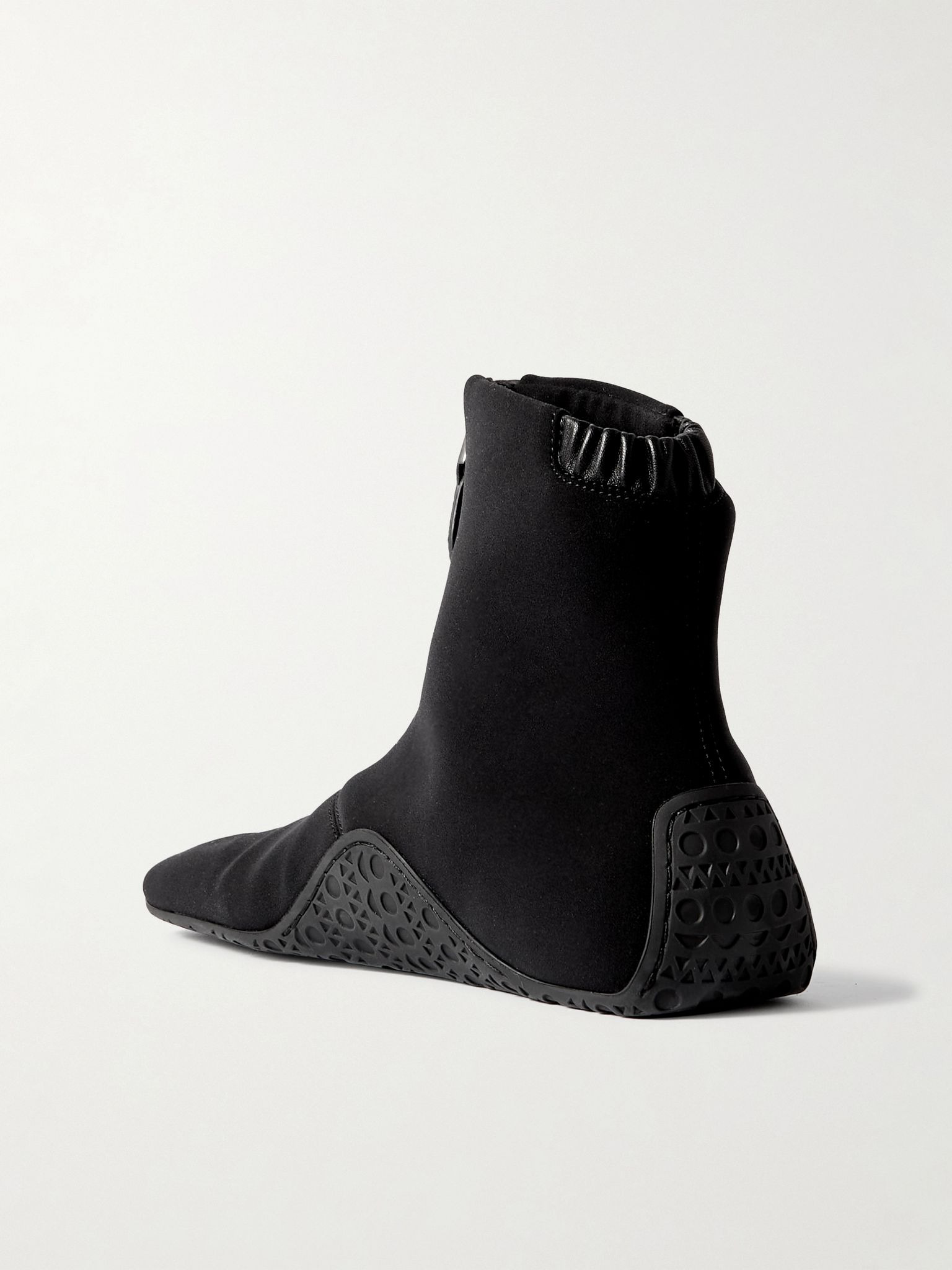 Basket neoprene high-top sneakers Black - 3