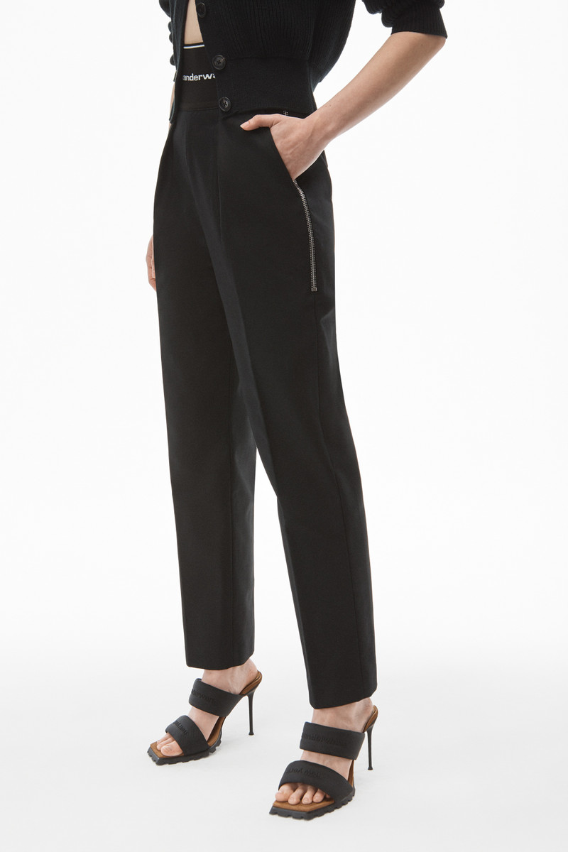 STRAIGHT LEG TROUSER IN COTTON TAILORING 3