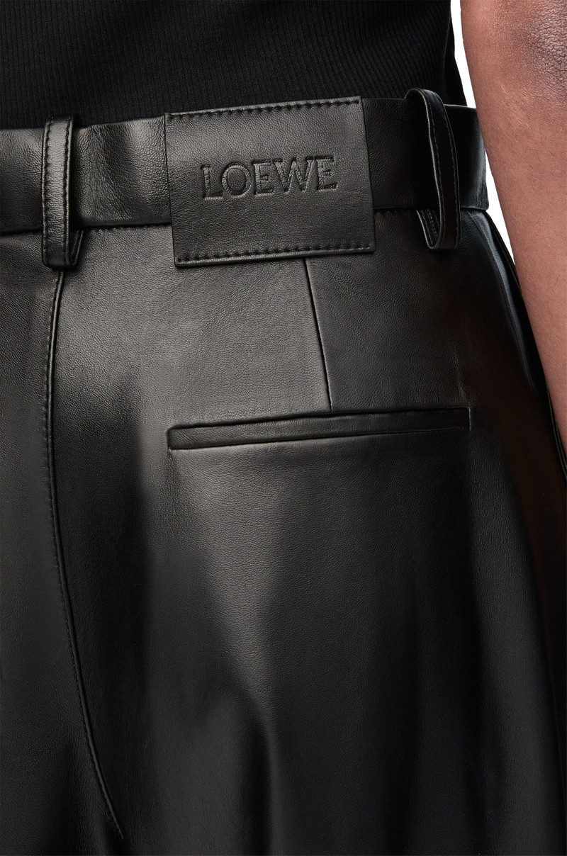 Barrel trousers in nappa lambskin 5