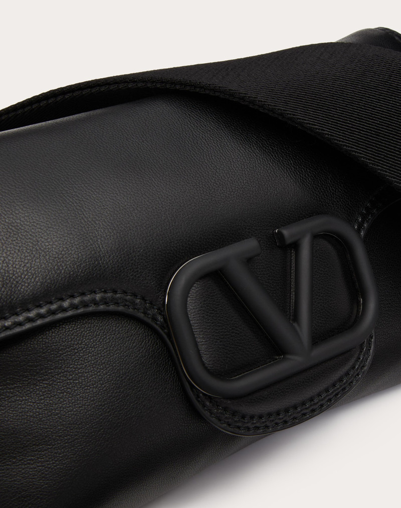 VALENTINO GARAVANI NOIR NAPPA LEATHER SHOULDER BAG 8