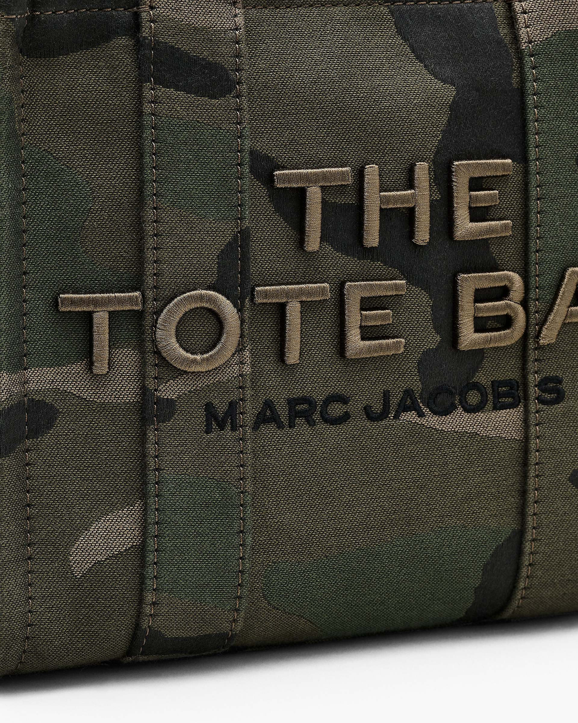 THE CAMO JACQUARD SMALL TOTE BAG - 4