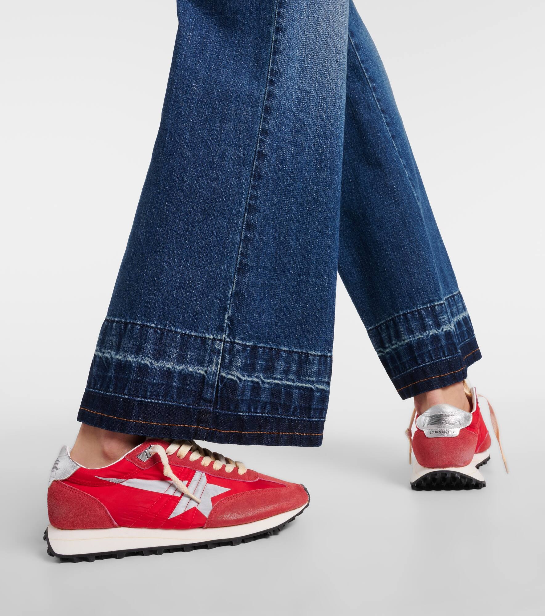 Marathon suede-trimmed sneakers - 4