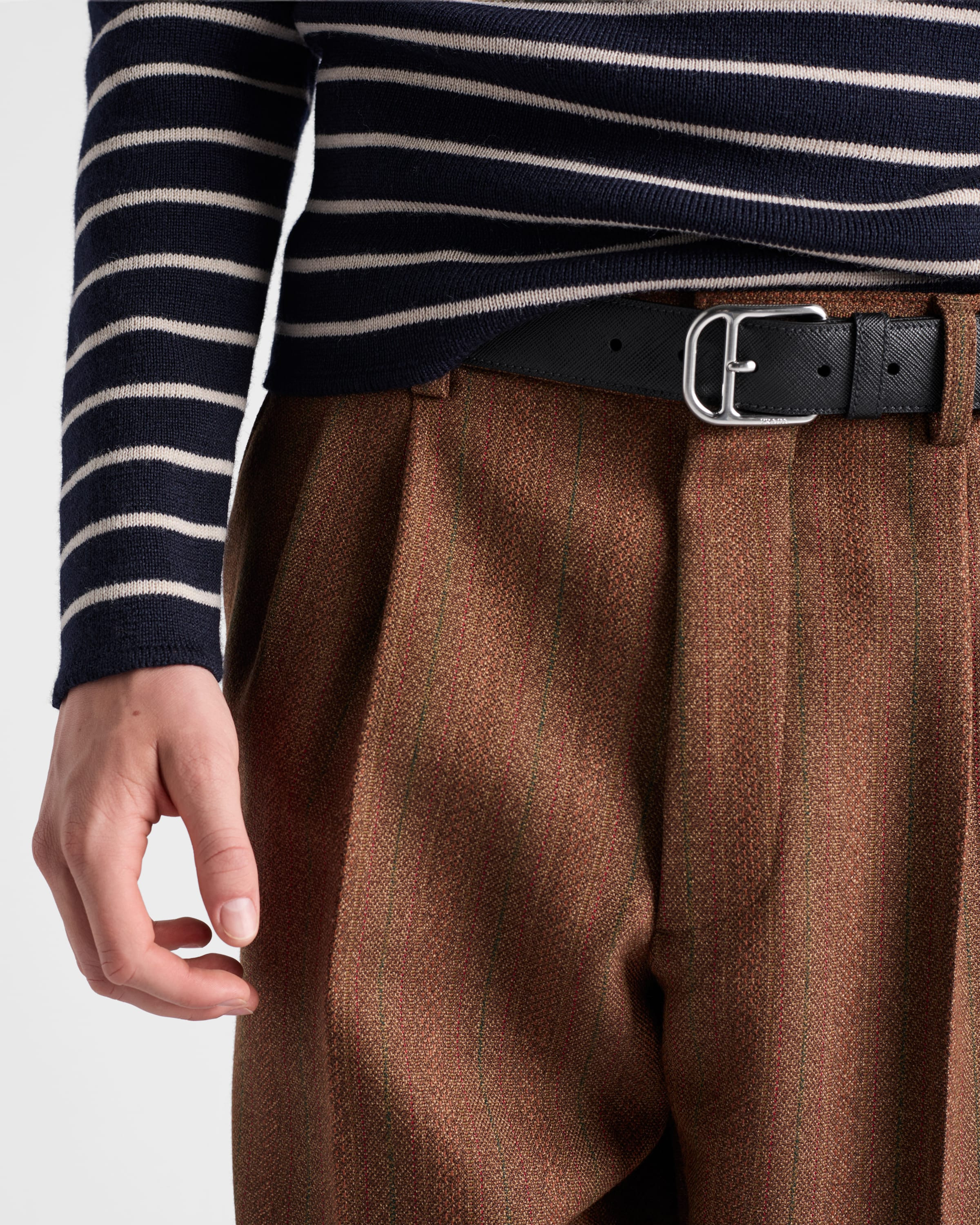 Saffiano leather belt - 2