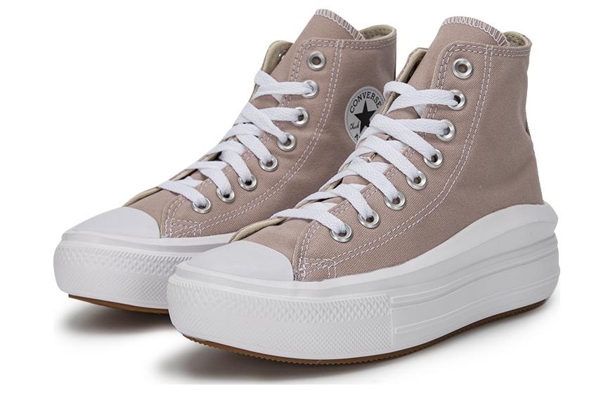 (WMNS) Converse Chuck Taylor All Star Move High 'Stone Mauve' A01369C - 3