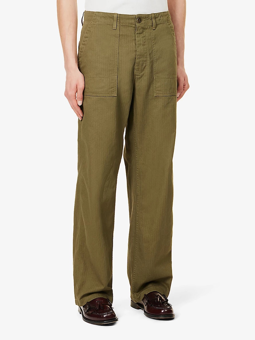 Tuff Tony regular-fit wide-leg cotton trousers - 3