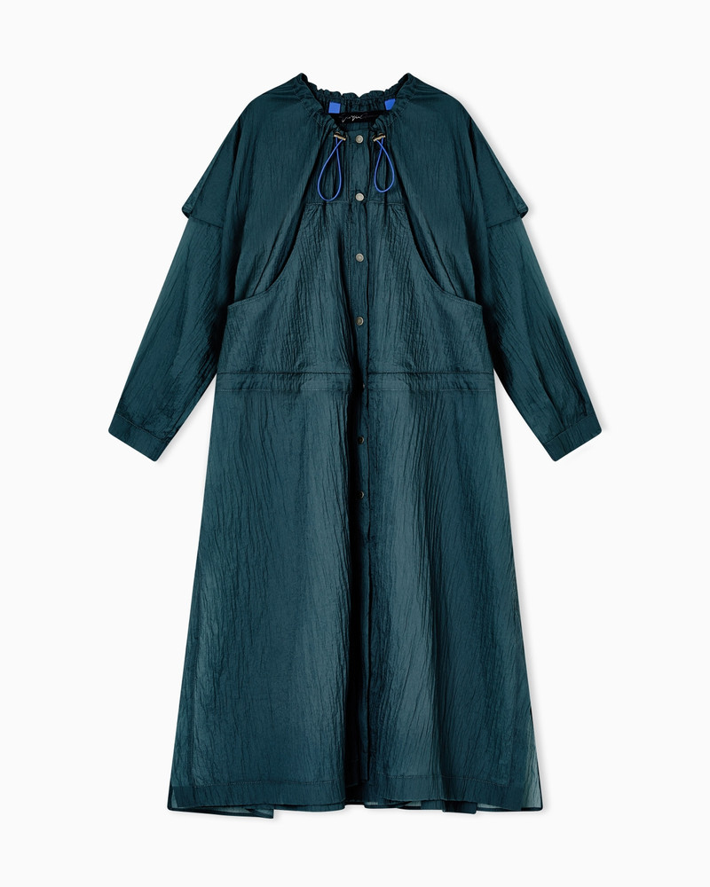 CRINKLE NYLON TRENCH COAT 1