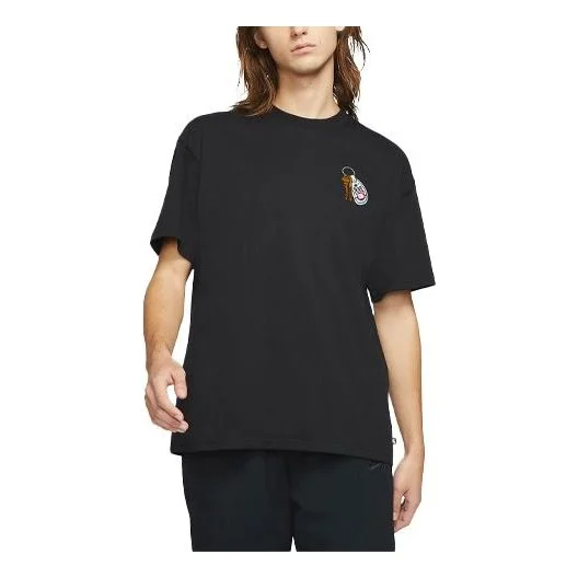 Nike SB Skateboard Round Neck Pullover Short Sleeve Black DD1307-010 - 1