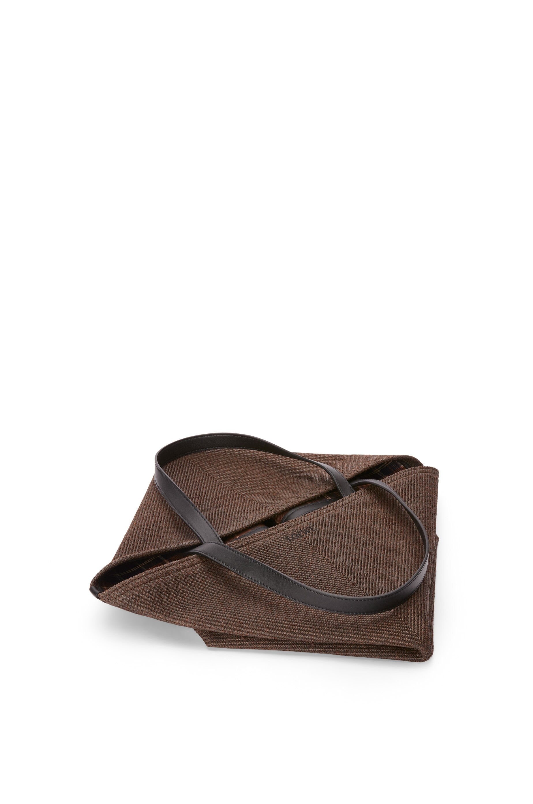 XL Puzzle Fold tote in waxed canvas - 4