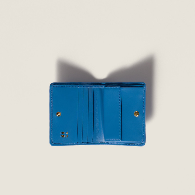 Miu Miu Small matelassé nappa leather wallet outlook