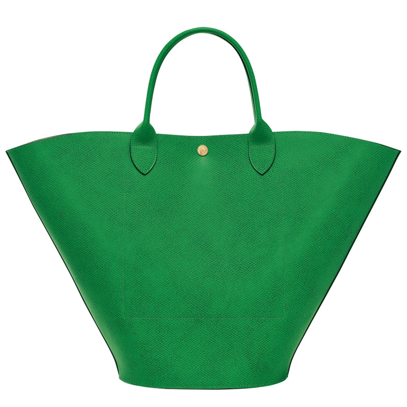 Épure XL Tote bag Green - Leather 4