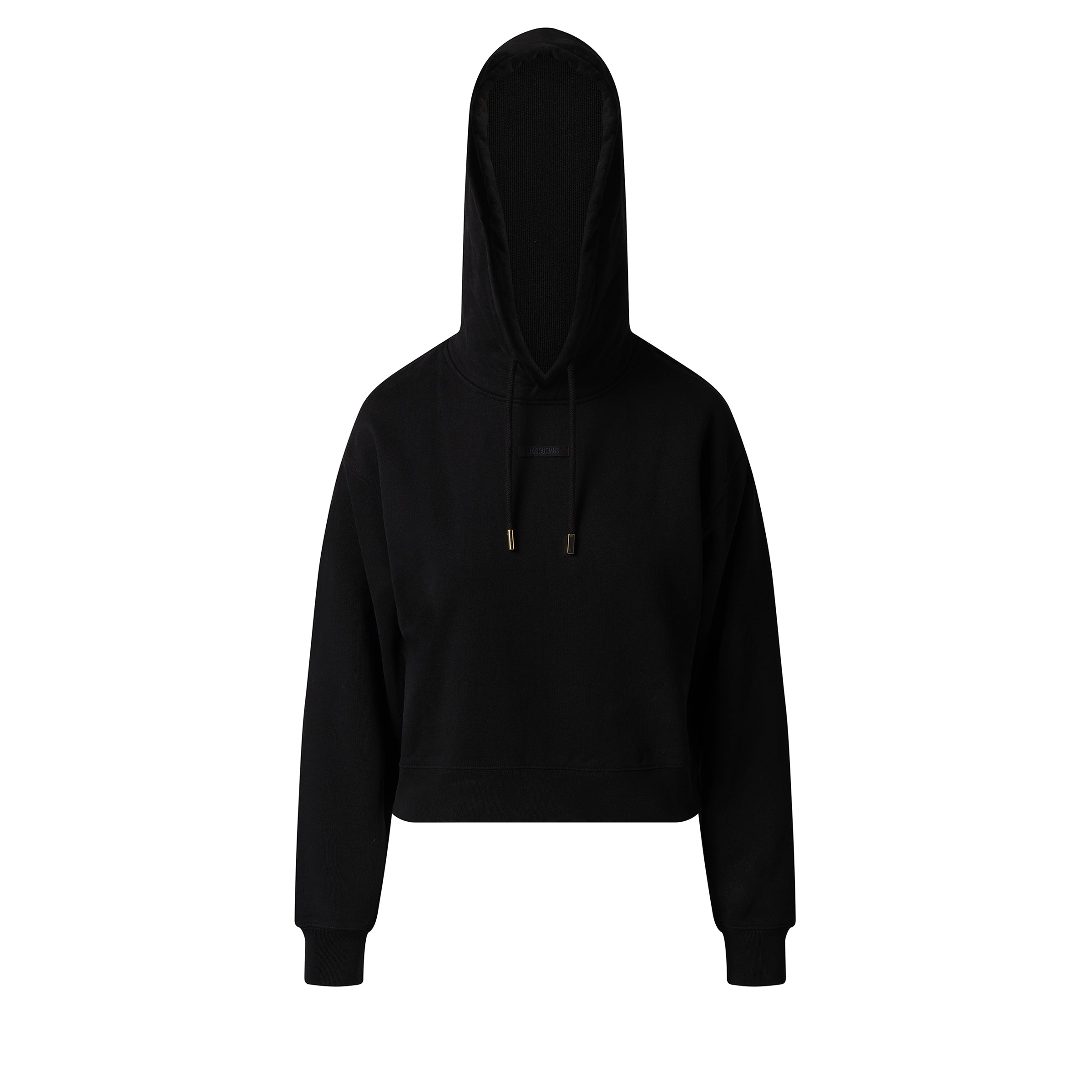 Le Hoodie Gros Grain in Black - 2