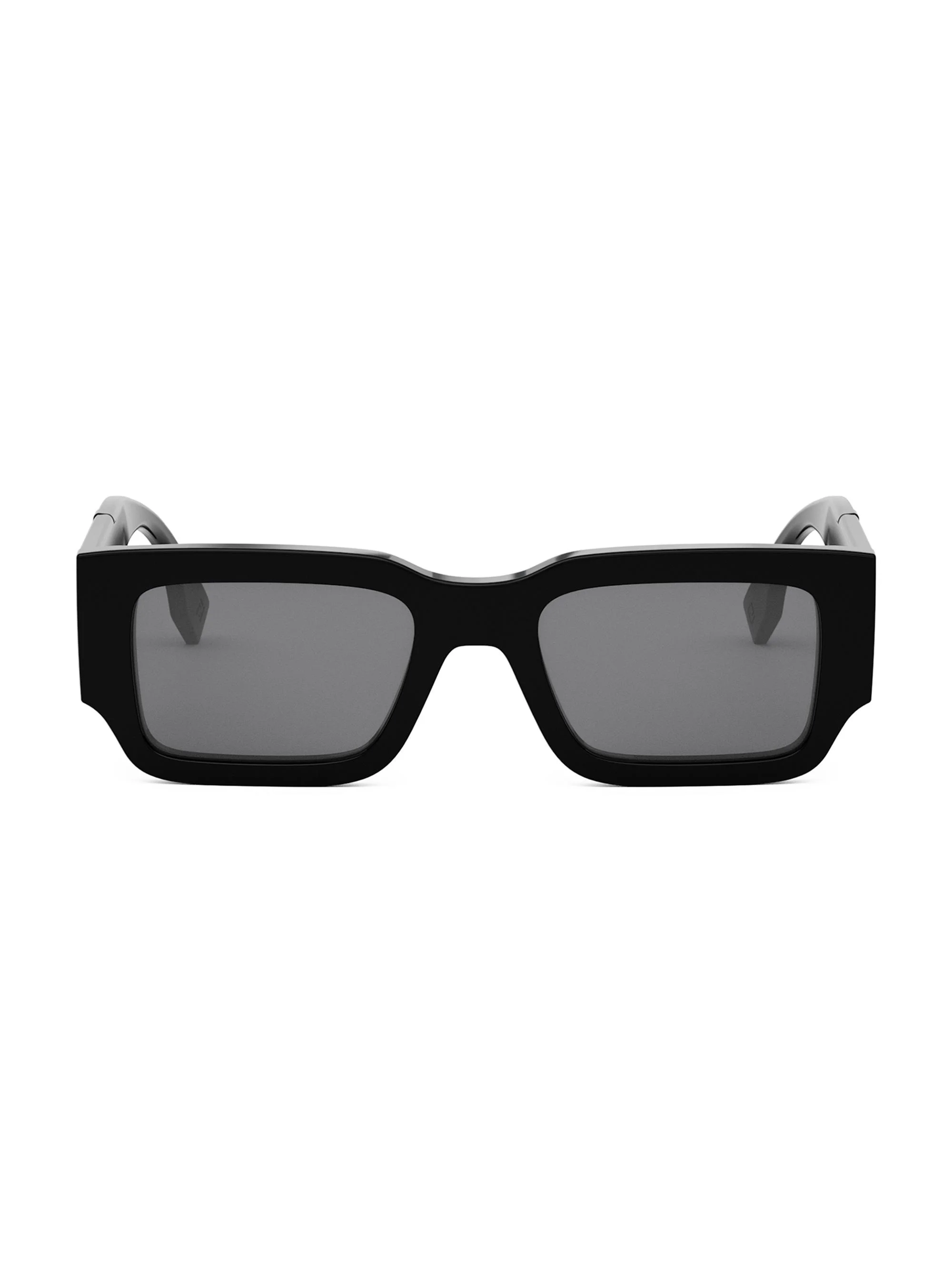 Men's 51MM Rectangular Sunglasses - Black Grey - 1