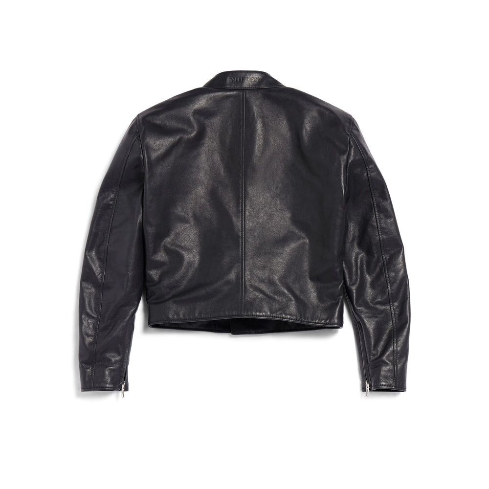 Balenciaga Black Jackets - Leather Jackets Women - 2