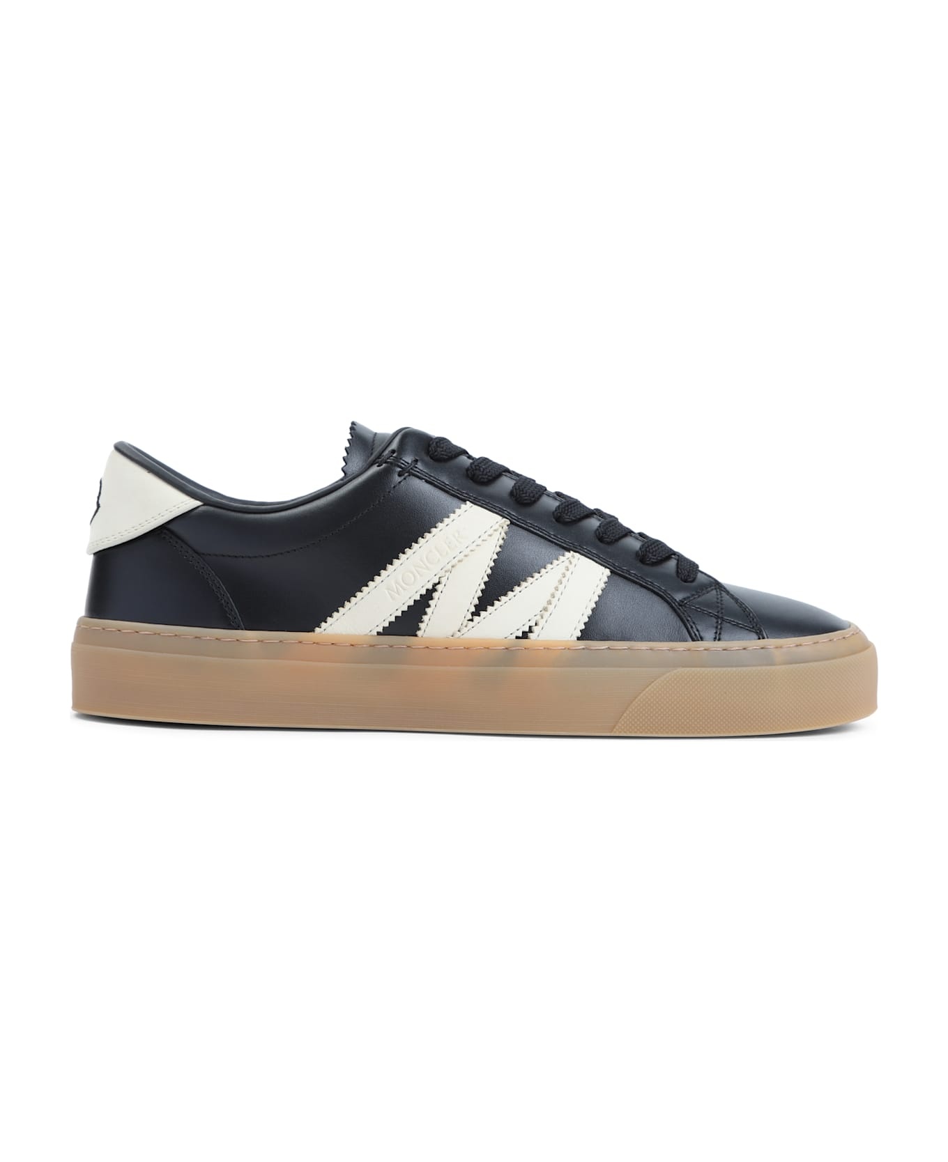 スニーカー MONCLER SS24 MONACO2 - Suede trainers (J209A4M00060 772) Moncler Mens Monaco2 - Suede Trainers Sneaker in Dark Blue