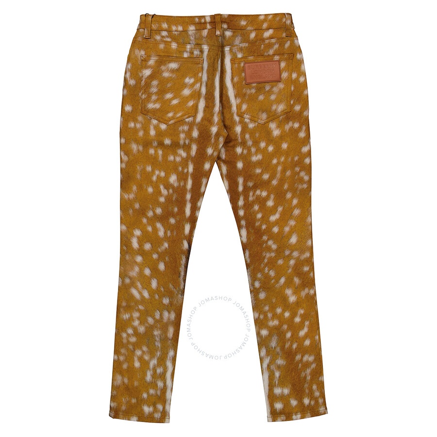 Burberry Ladies Honey Printed Pants - 2