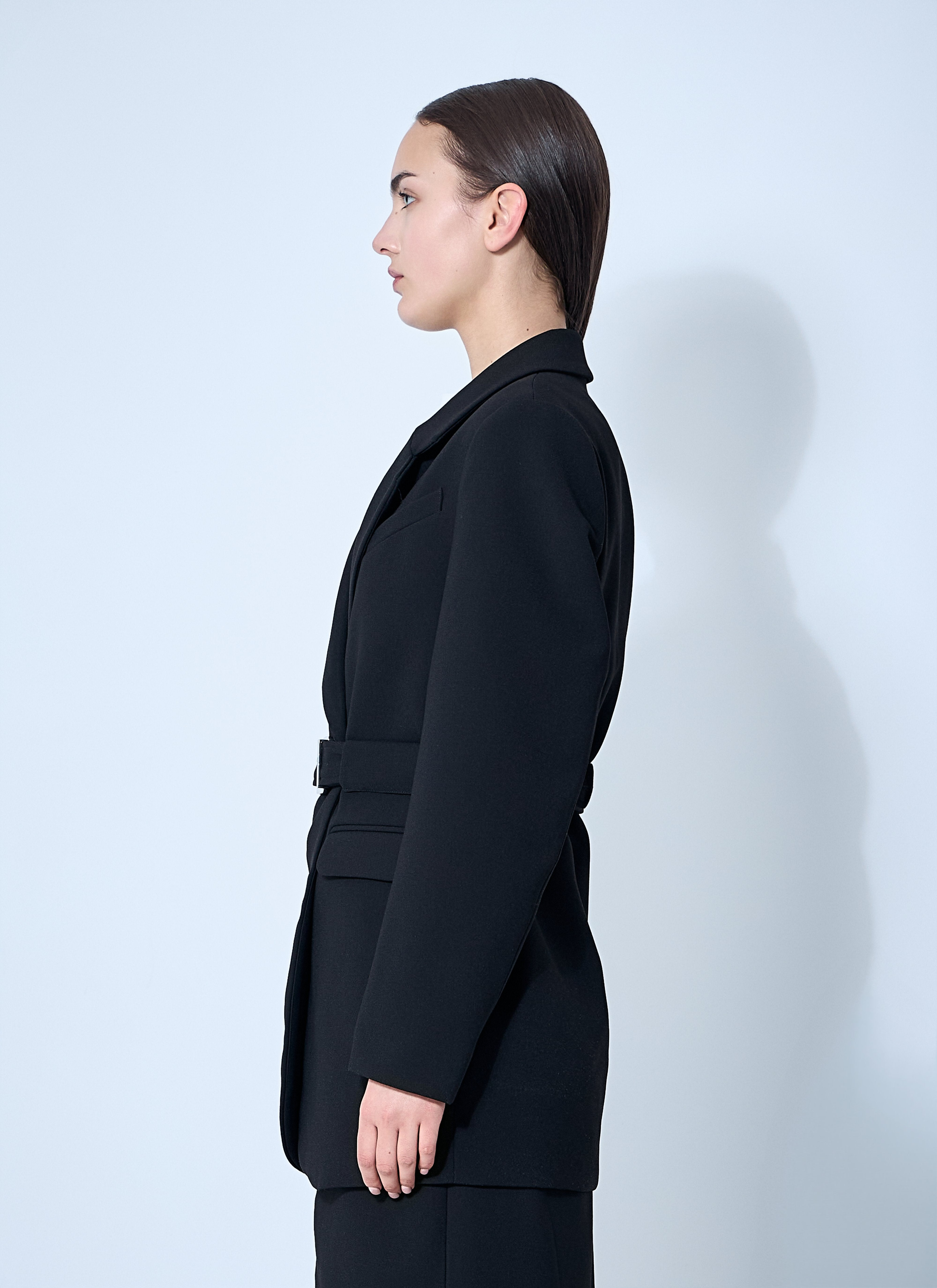Ganni Women Bonded Crepe Blazer - 3