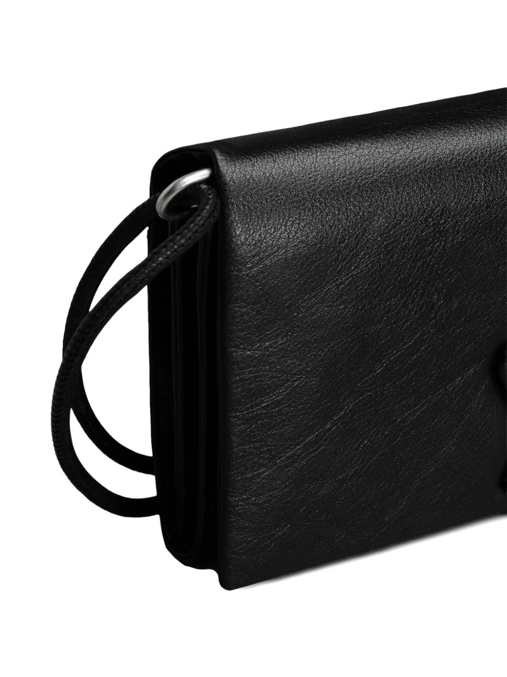 embossed-logo shoulder bag - 5