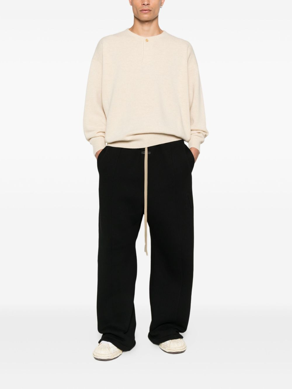 drawstring-waist track pants - 2