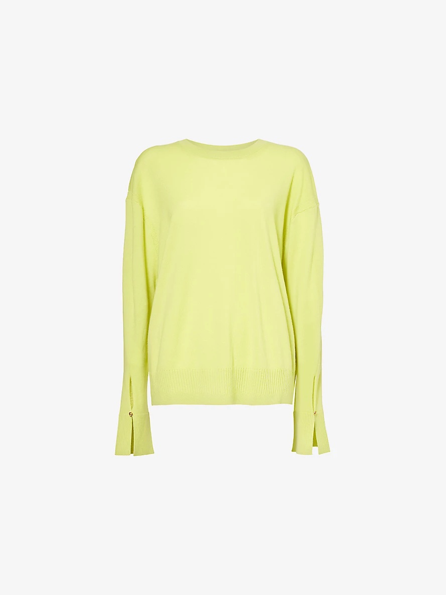 Iconic plaque-embellishment wool jumper - 1