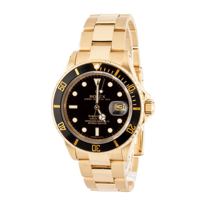 Rolex Submariner 16808 Black Dial - 2