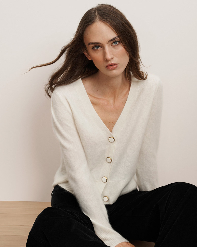 VERONICA BEARD SOLENE BRUSHED CASHMERE CARDIGAN outlook
