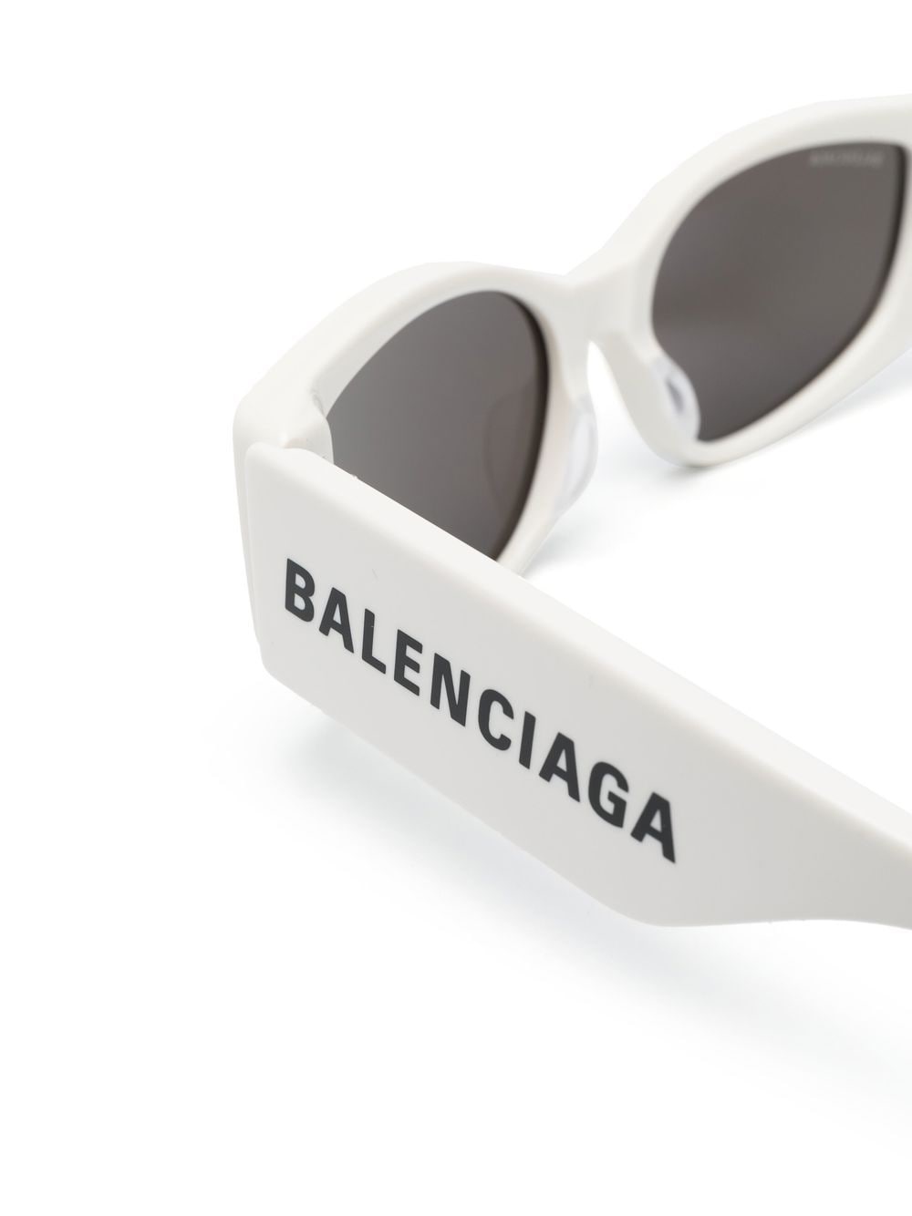 logo-print biker sunglasses - 3