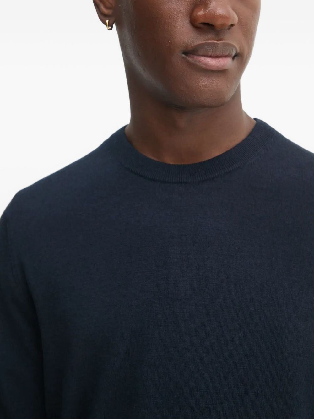 round-neck wool sweater - 5