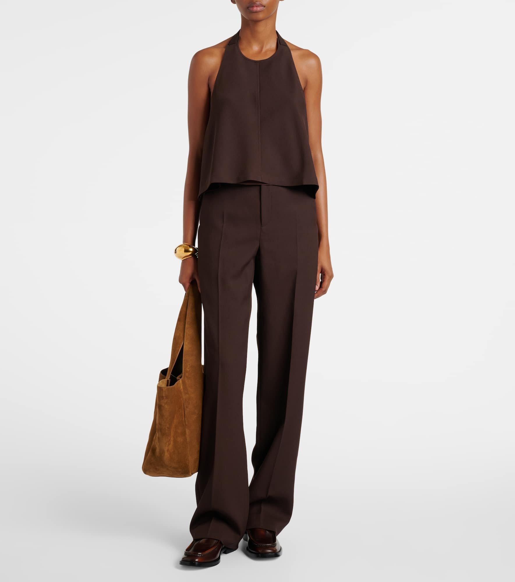 Wool straight pants - 2