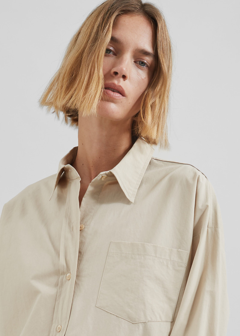 Calypso Cotton Shirt - Beige 6