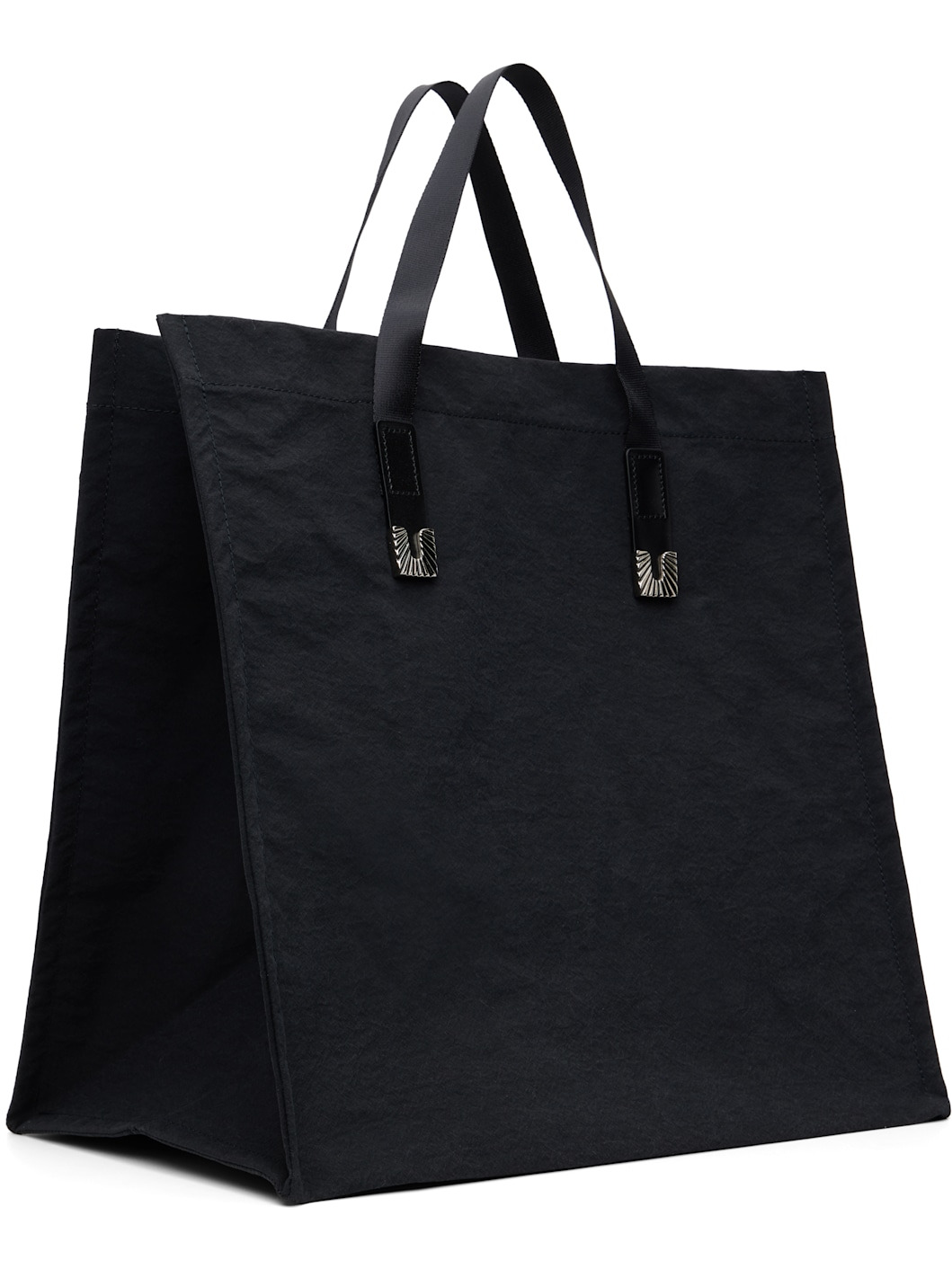 Black Square Tip Tote - 3