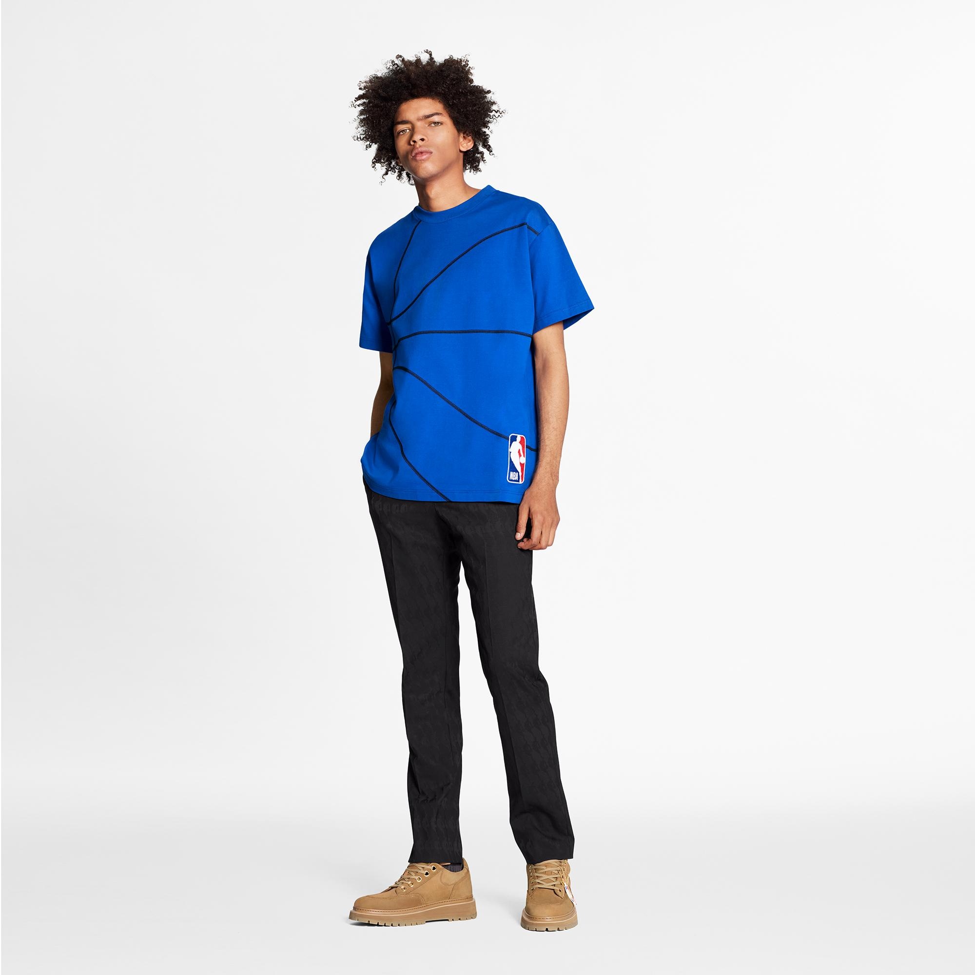 LVxNBA Embroidery Detail T-Shirt - 2